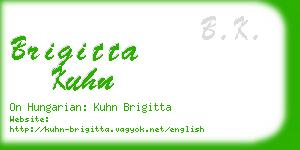 brigitta kuhn business card